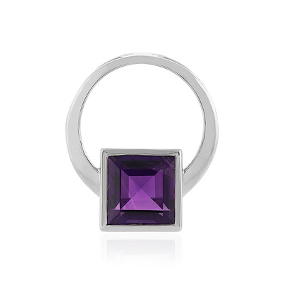 Amethyst Silver Pendant (MONOSONO COLLECTION)