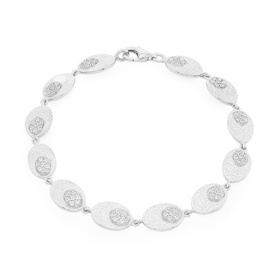 Zircon Silver Bracelet