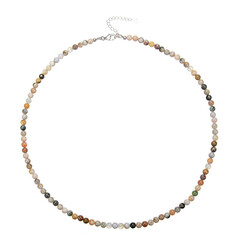 Ocean Jasper Silver Necklace
