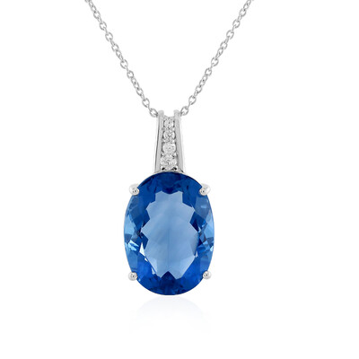 Colour Change Fluorite Silver Necklace