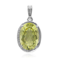 Ouro Verde Quartz Silver Pendant (Tenner Diniz)