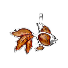 Baltic Amber Silver Pendant