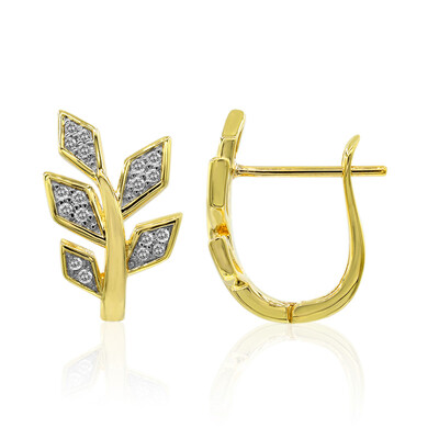14K SI1 (G) Diamond Gold Earrings (Annette)