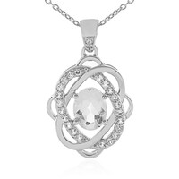 White Quartz Silver Necklace