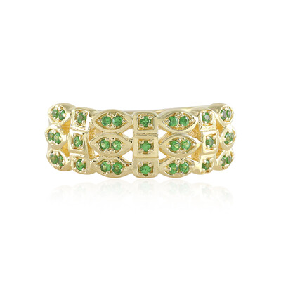 Tanzanian Tsavorite Silver Ring