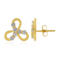 Zircon Silver Earrings