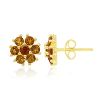 Madeira Citrine Silver Earrings