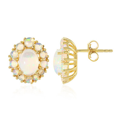 Welo Opal Silver Earrings
