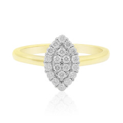 9K SI2 (G) Diamond Gold Ring
