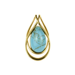 Turquoise Silver Pendant