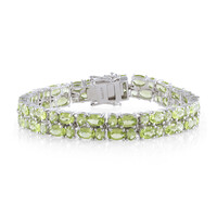 Peridot Silver Bracelet