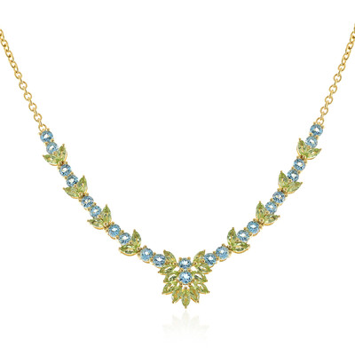 Peridot Silver Necklace