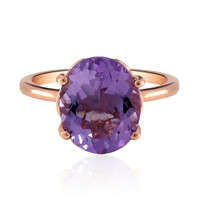Bolivian Amethyst Silver Ring