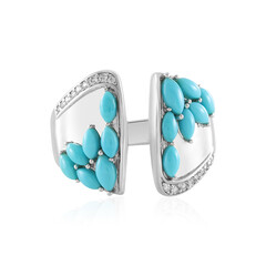 Sleeping Beauty Turquoise Silver Ring (de Melo)