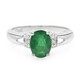 Bahia Emerald Silver Ring
