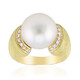 18K White South Sea Pearl Gold Ring (Michelle Albala)