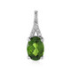 Russian Diopside Silver Pendant