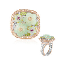 Peridot Silver Ring (Gems en Vogue)