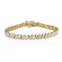 I3 (I) Diamond Silver Bracelet