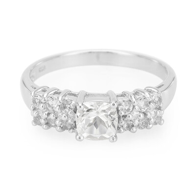 Goshenite Silver Ring