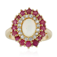 Welo Opal Silver Ring
