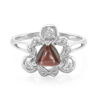 Red Tiger´s Eye Silver Ring