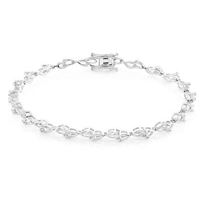 Zircon Silver Bracelet