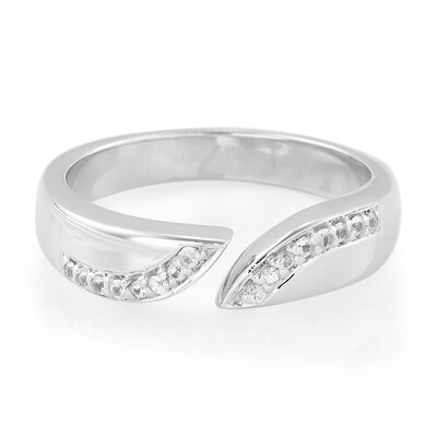White Sapphire Silver Ring