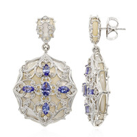Mother of Pearl Silver Earrings (Dallas Prince Designs)