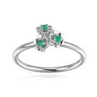 Brazilian Emerald Silver Ring