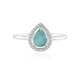Grandidierite Silver Ring