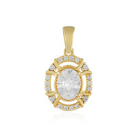 Zircon Silver Pendant