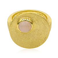 Rose Quartz Silver Ring