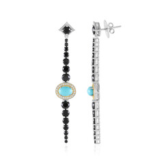 Sleeping Beauty Turquoise Silver Earrings (Dallas Prince Designs)