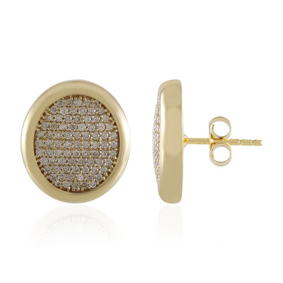 9K I1 (H) Diamond Gold Earrings (de Melo)