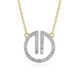 I3 (J) Diamond Silver Necklace