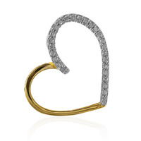 PK (I) Diamond Silver Pendant