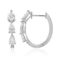 18K SI1 (H) Diamond Gold Earrings (CIRARI)