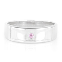 Ceylon Pink Sapphire Silver Ring