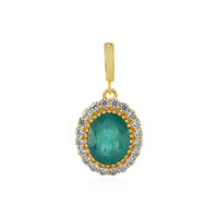 Grandidierite Silver Pendant