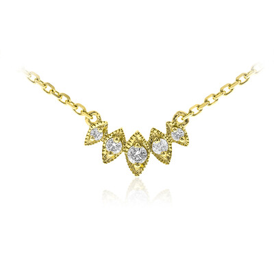 14K SI2 (H) Diamond Gold Necklace (CIRARI)