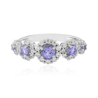 Tanzanite Silver Ring