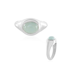 Aquamarine Silver Ring
