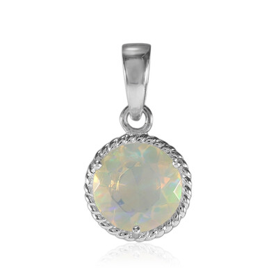 Welo Opal Silver Pendant