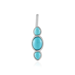 Sleeping Beauty Turquoise Silver Pendant