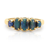 18K Lightning Ridge Black Opal Gold Ring (Mark Tremonti)