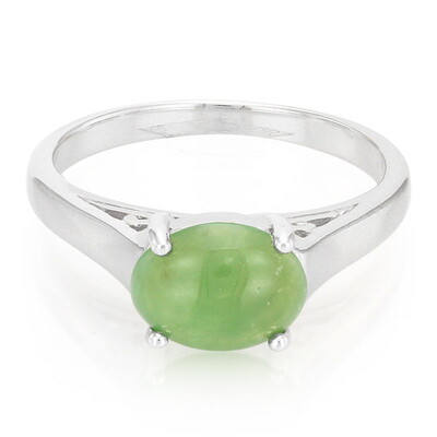 Imperial Chrysoprase Silver Ring