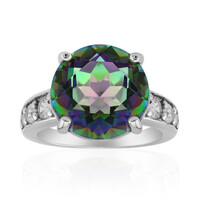 Mystic Quartz Silver Ring