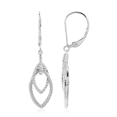 Zircon Silver Earrings