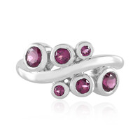 Rhodolite Silver Ring (de Melo)